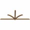 Ekena Millwork Redmond Smooth Timber Gable Bracket, Western Red Cedar, 96"W x 40"H x 1 1/2"D x 3 1/2"F, 10/12 Pitch GBW096X40X0204RED00SWR - alternate 5
